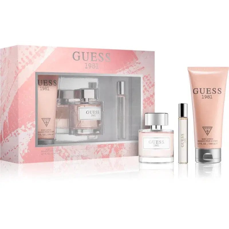 1981 By Guess For Women EDT Spray (3pc Gift Set)