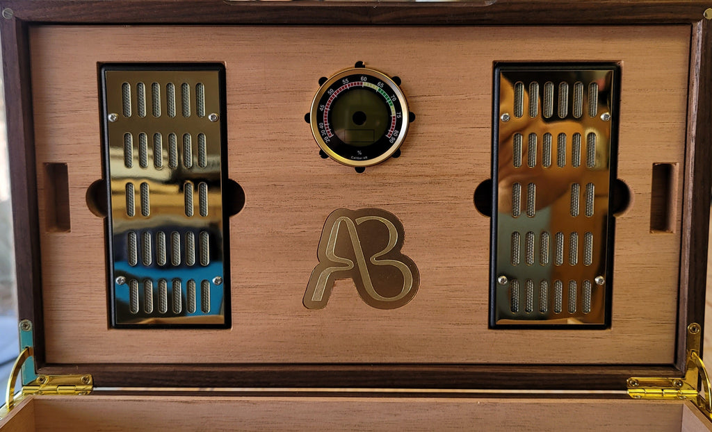 Cigar Humidor - Wenge with Spanish Cedar Lining - 80 Capacity