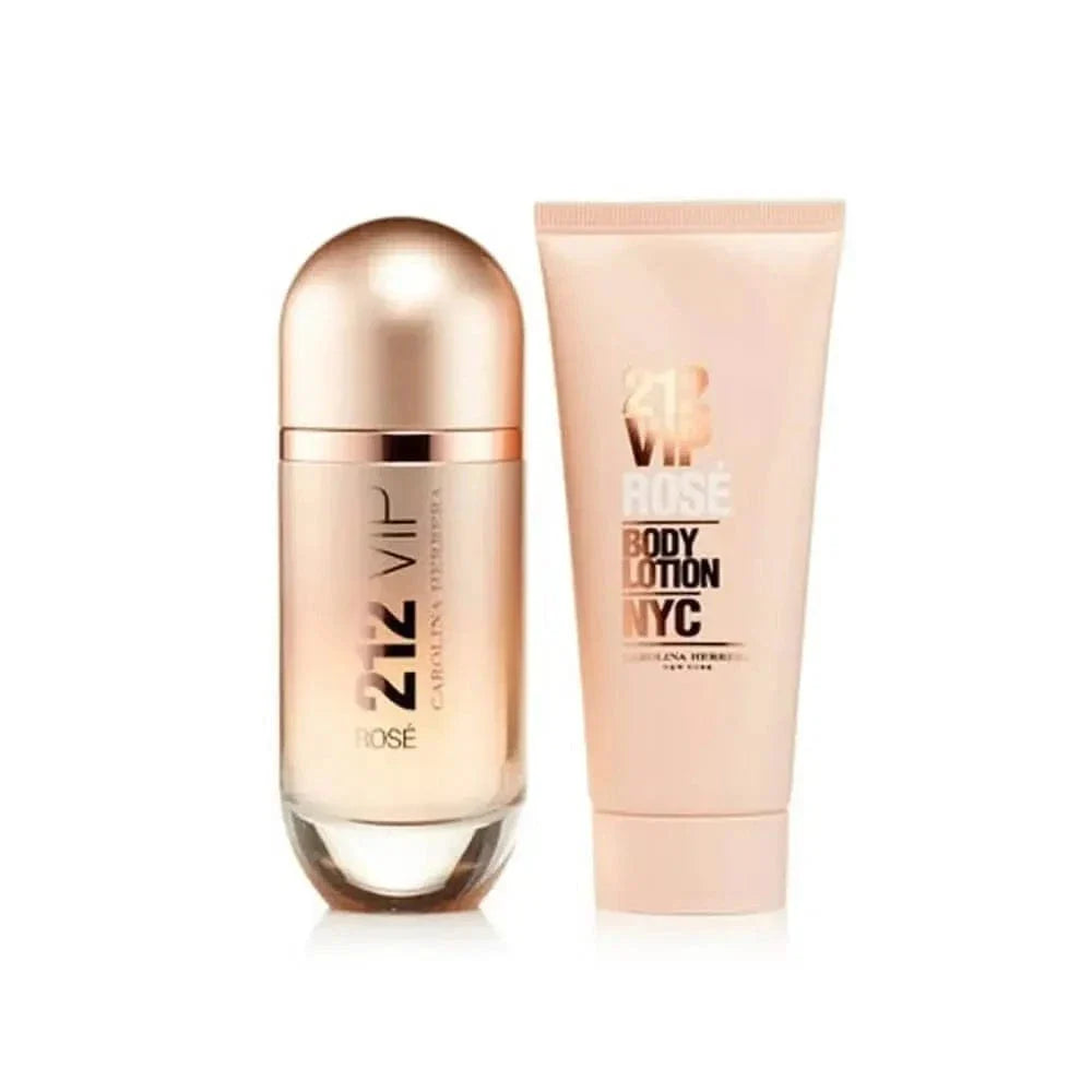 212 Vip Rose By Carolina Herrera For Women 2Pcs Set EDP Spray