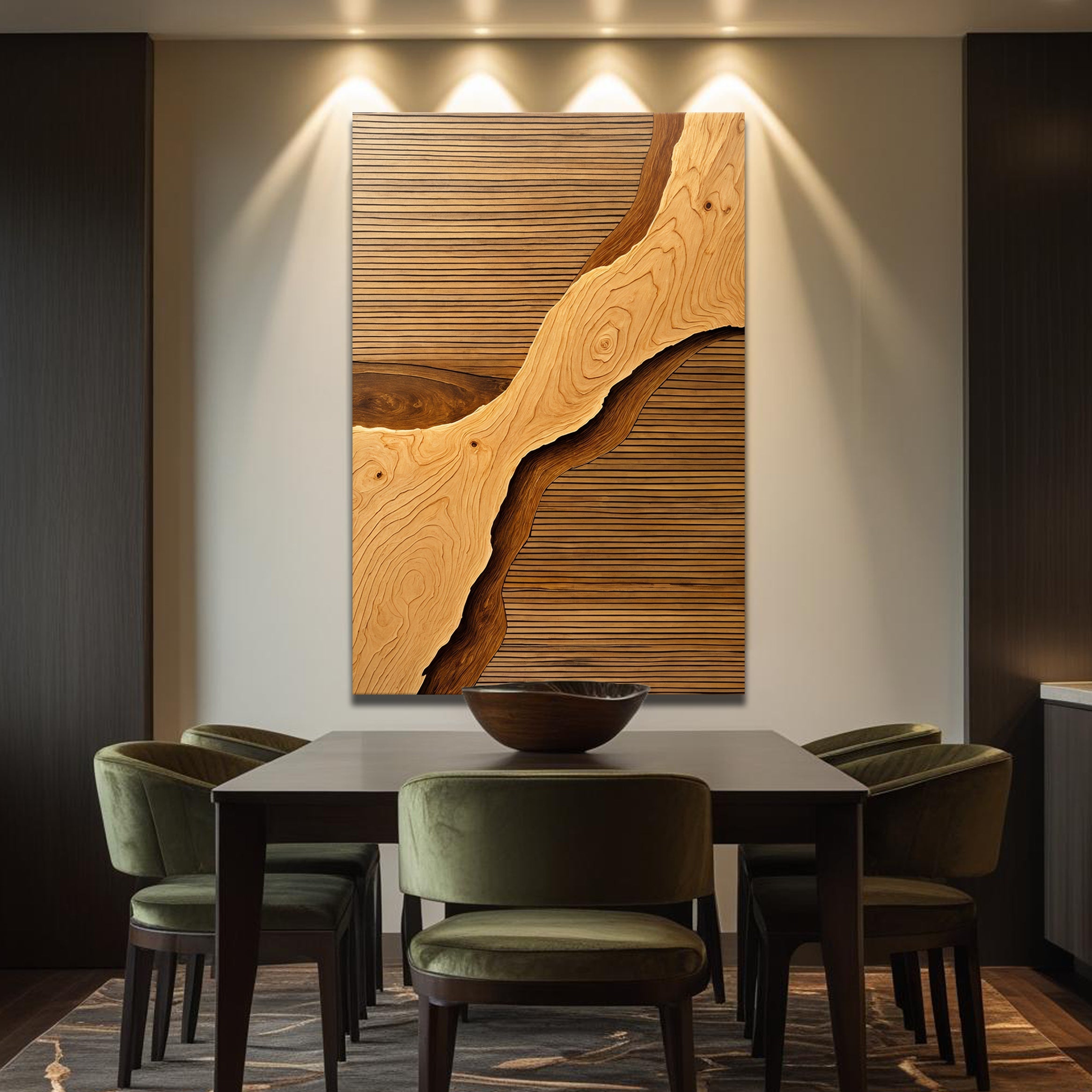 Wood Rift Wall Art