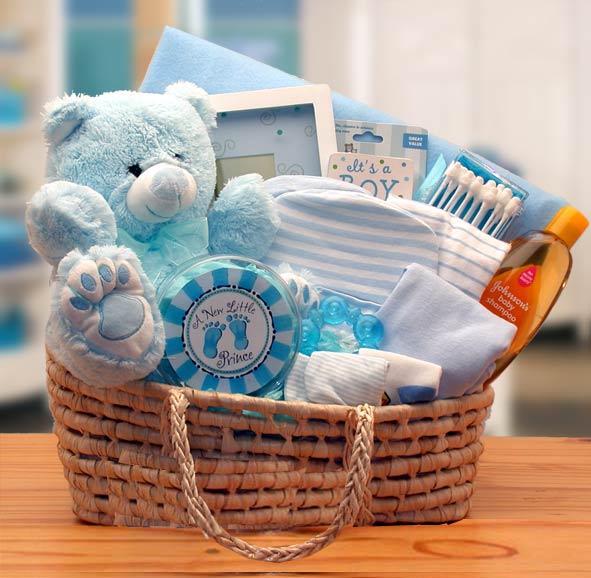 Our Precious Baby Carrier - Blue-  baby boy gift basket - new baby