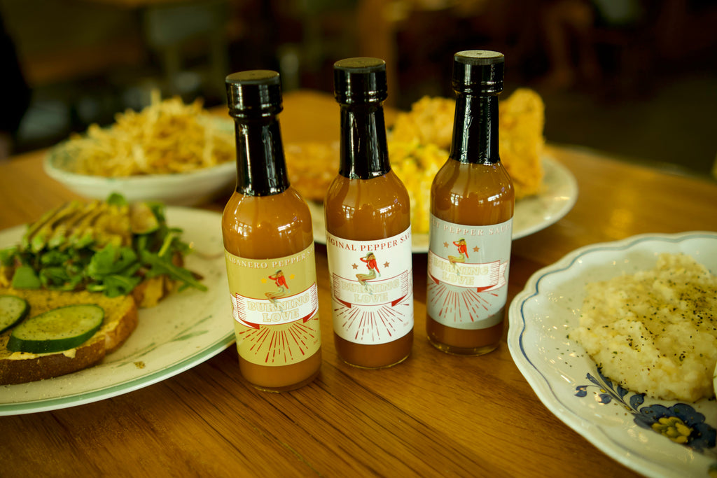 Hot Sauce 3-Pack Gift Set - Original, Habanero & Sweet Heat | Small Batch Restaurant Made | Lady May