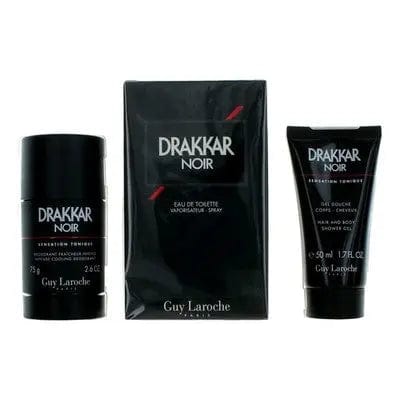 Drakkar Noir By Guy Laroche For Men 3Pcs Set EDT Spray