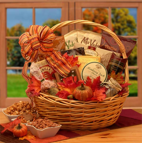 Shades of Fall Snack Gift Basket- Thanksgiving gift basket - Fall gift