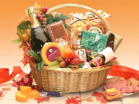 Thanksgiving Gourmet Gift Basket - Thanksgiving gift basket - Fall