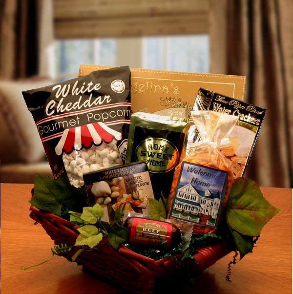 Welcome To Your New Home Gift Basket - housewarming gift baskets -