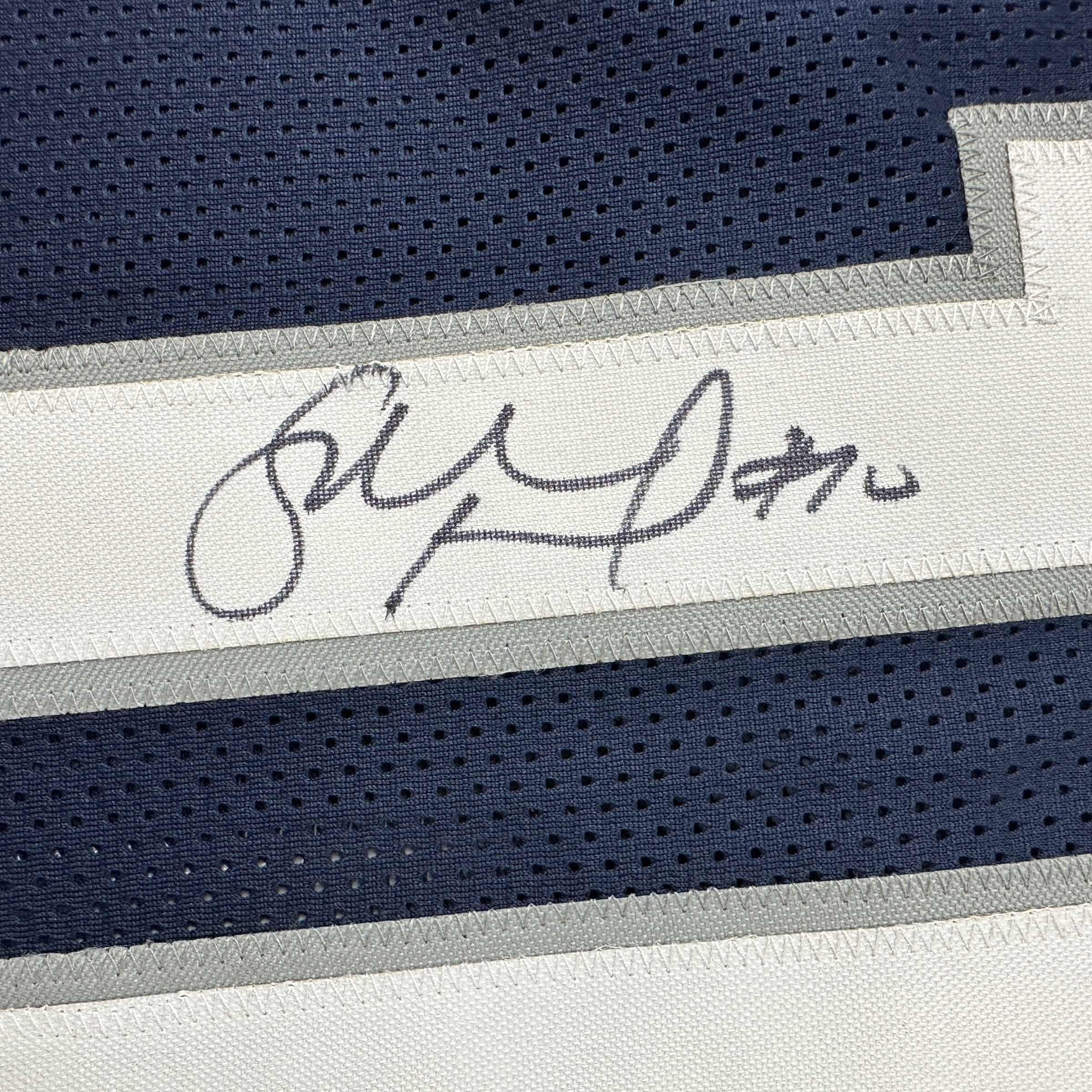 Autographed/Signed Sue Bird UConn Connecticut Blue College Basketball Jersey JSA COA