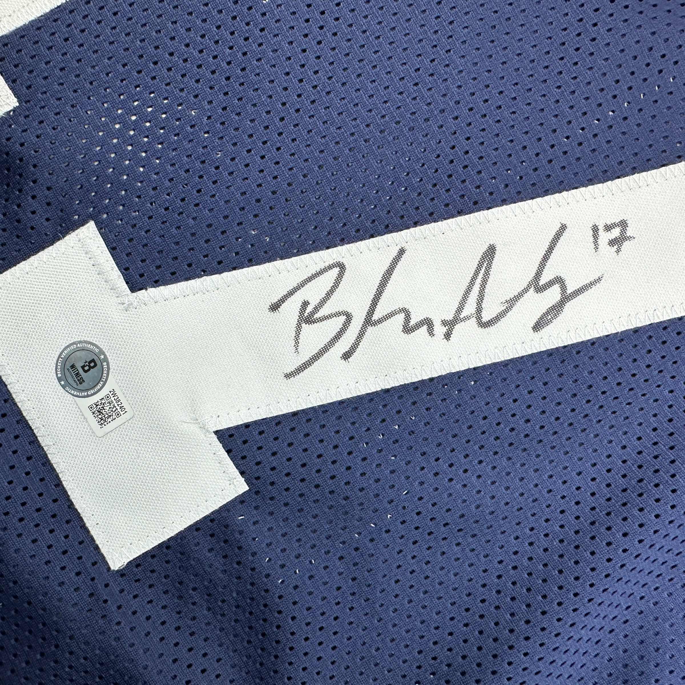 Autographed/Signed Brandon Aubrey Dallas Thanksgiving Day Football Jersey Beckett BAS COA