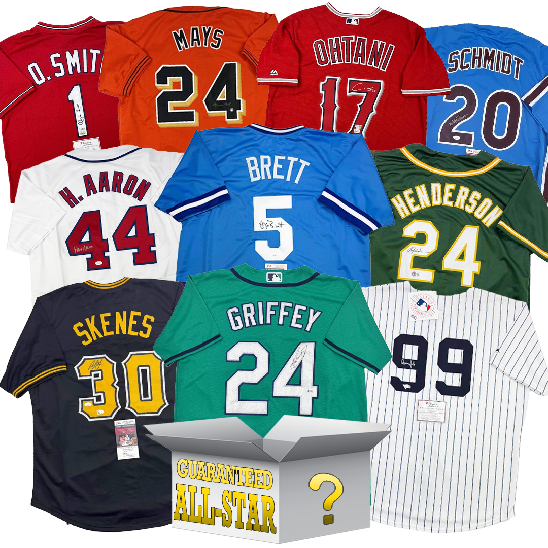 All-Star Autographed/Signed Baseball Jersey Mystery Box with PSA JSA or Beckett COA