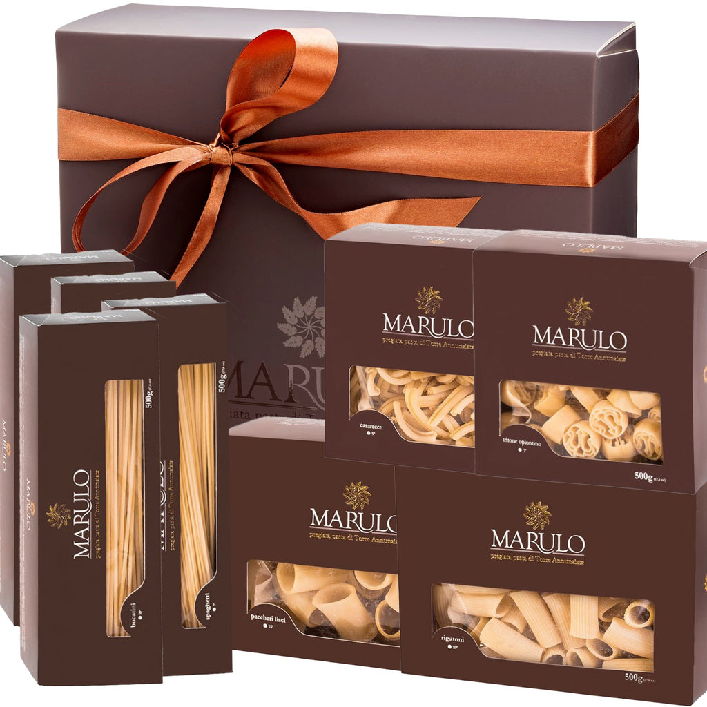 Marulo, Artisan Pasta Gift Set Bronze Cut 8 x 1.1 lb