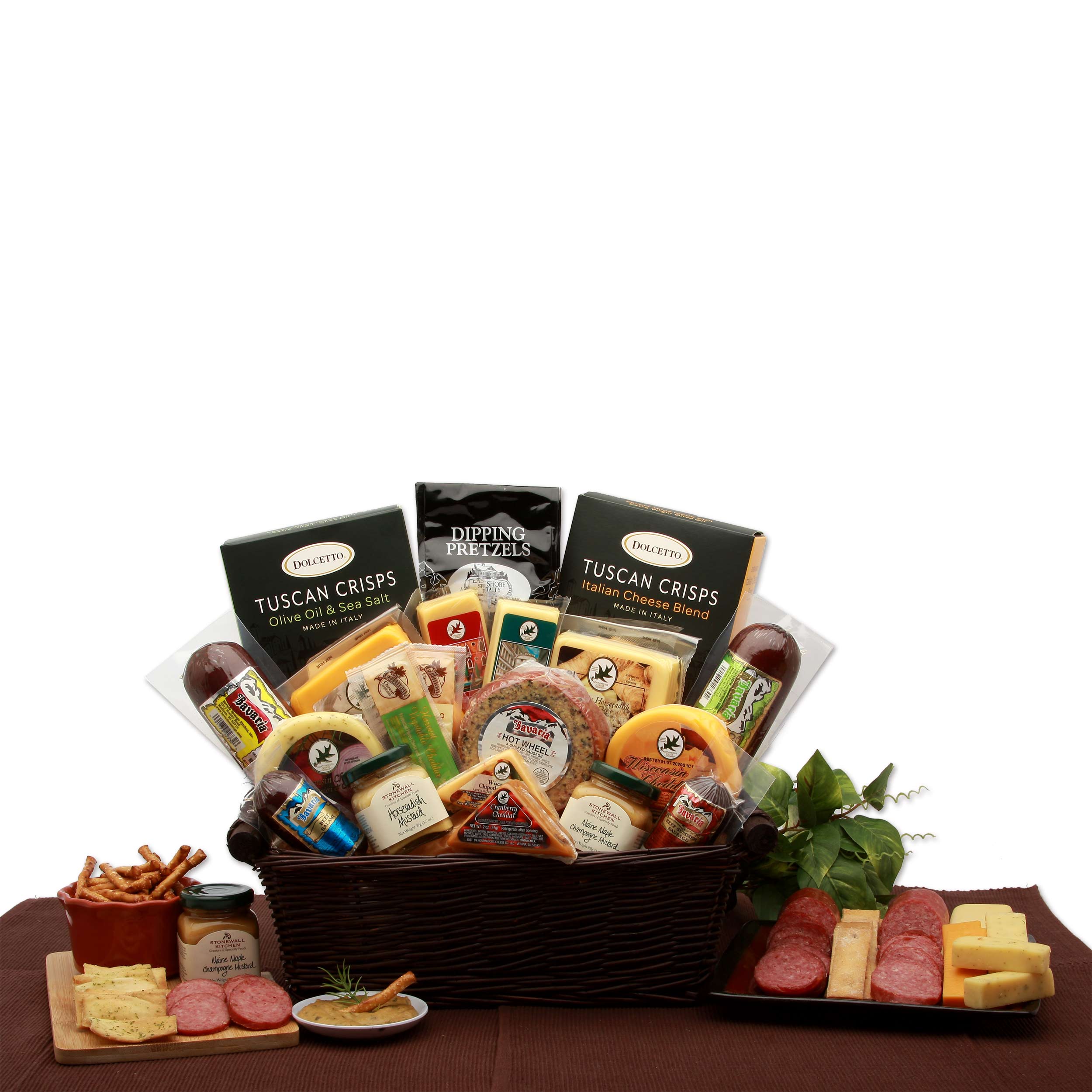 Ultimate Meat & Cheese Sampler - meat and cheese gift baskets