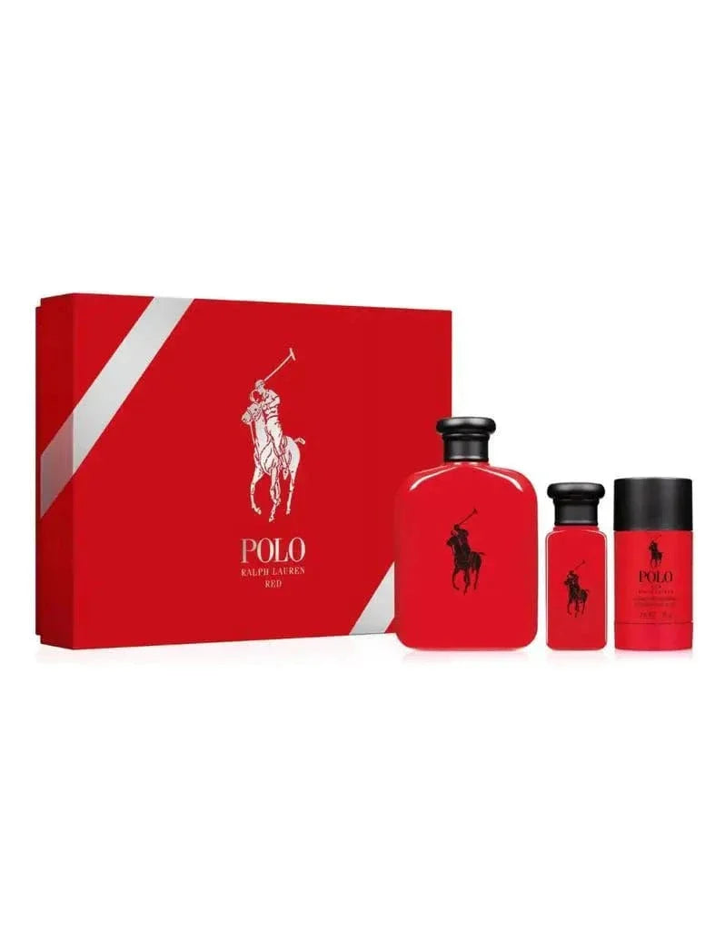 Polo Red Set For Men 3p 4.2 M EDT Spray