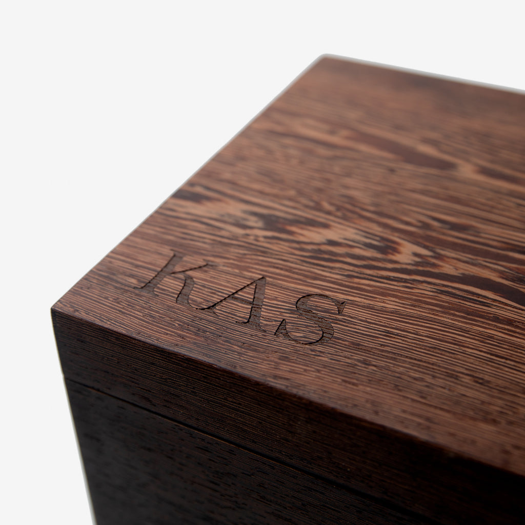 Cigar Humidor - Wenge with Spanish Cedar Lining - 80 Capacity