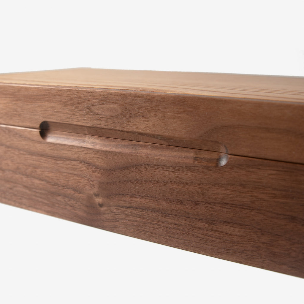 Watch Box - Black Walnut and Oak - 8 Compartments