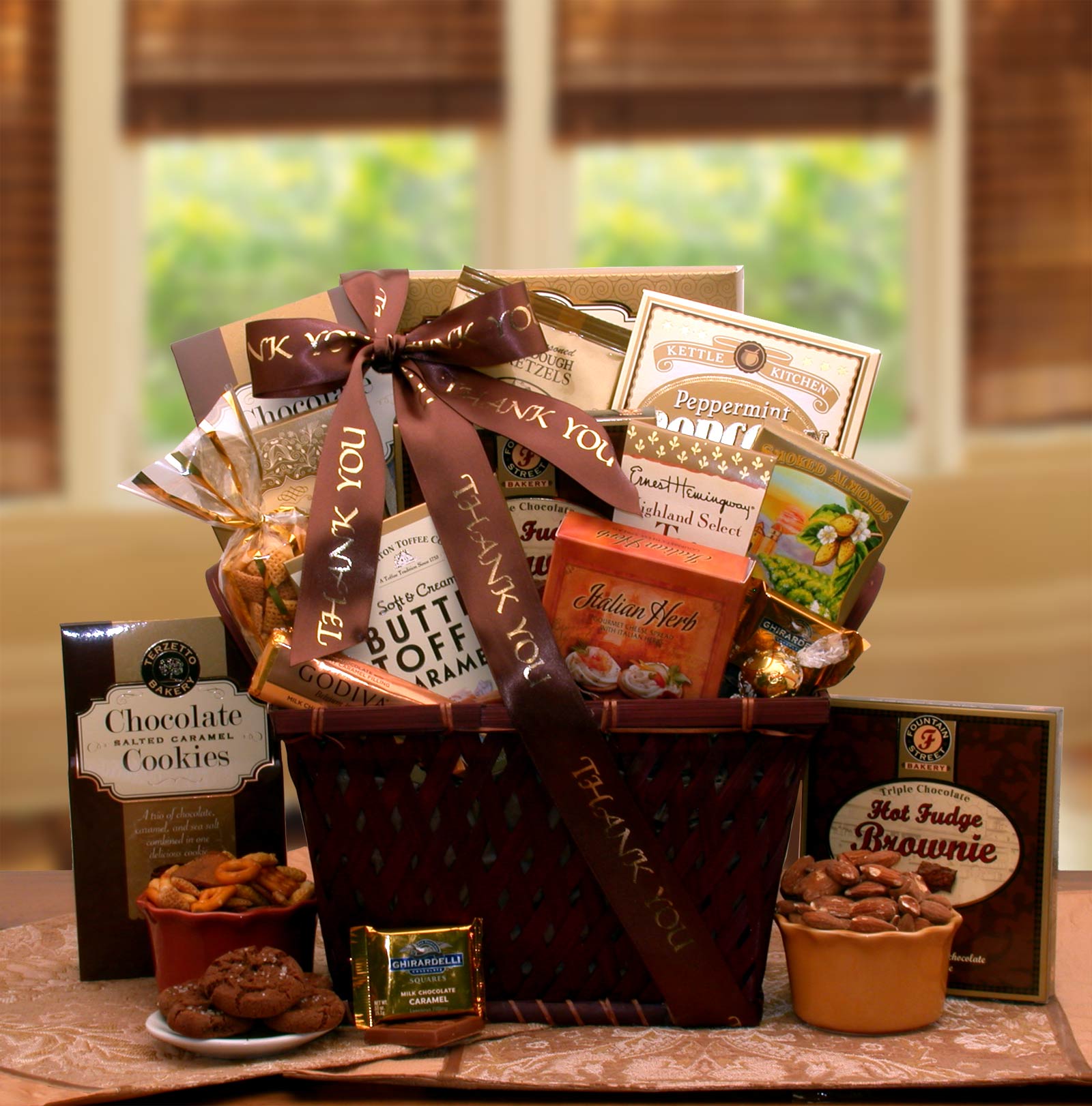 A Very Special Thank you Gourmet Gift Basket - corporate gift - thank