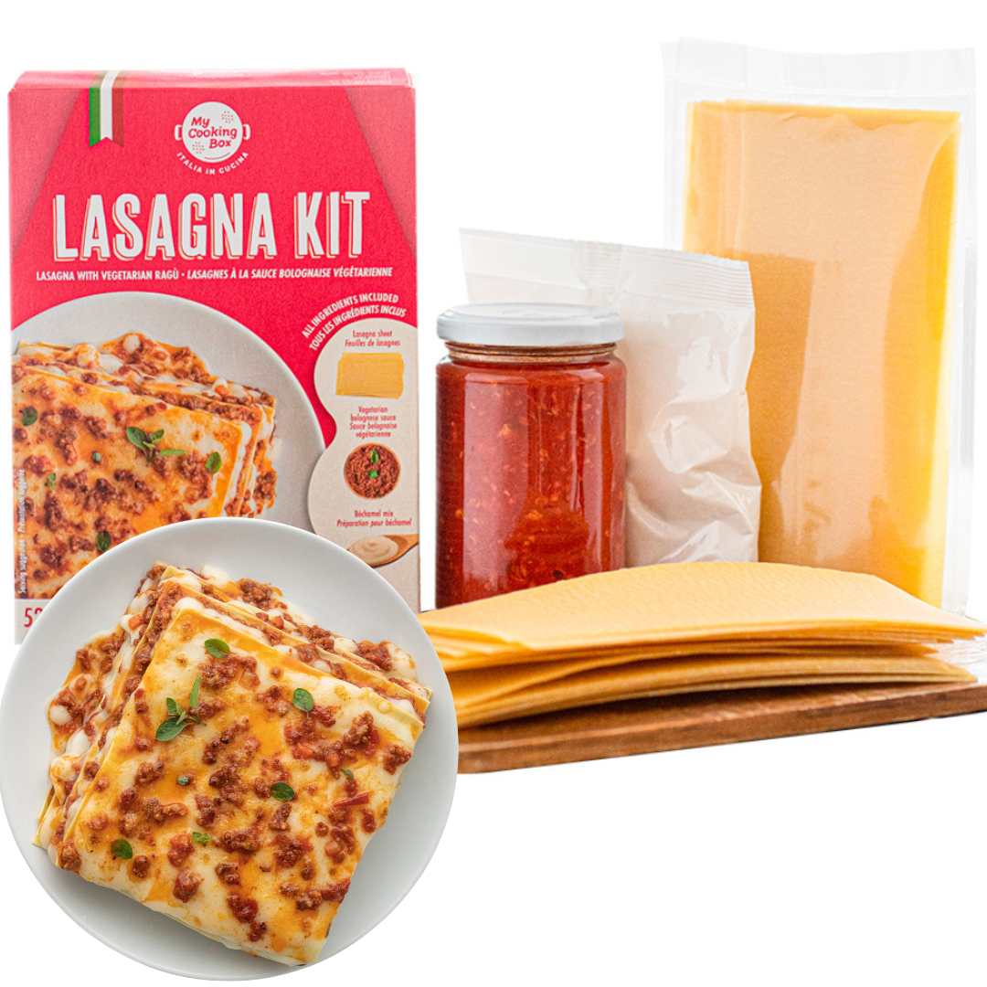 My Cooking Box, Lasagna Meal Kit with Vegetarian Rag