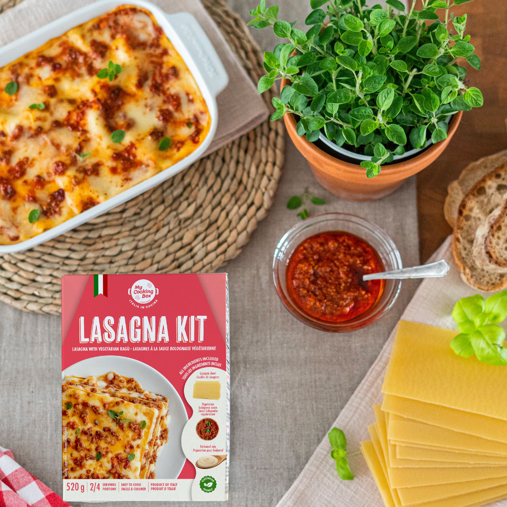 My Cooking Box, Lasagna Meal Kit with Vegetarian Rag
