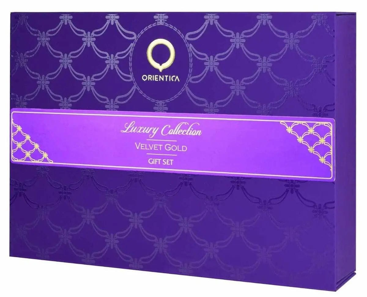 Velvet Gold By Orientica For Unisex 4Pcs Set EDP Spray