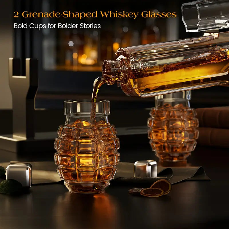 Sniper Whiskey Decanter Set