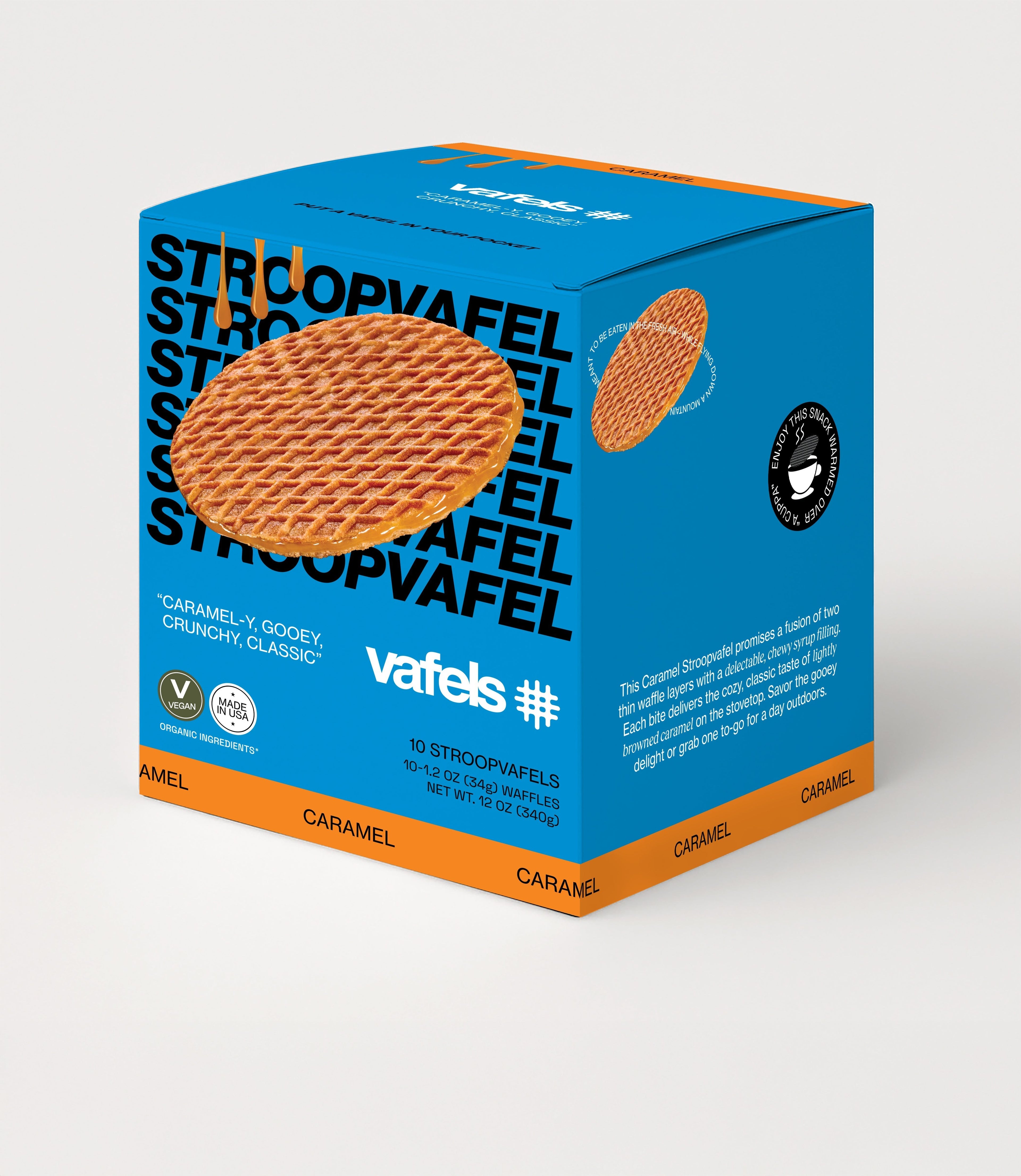 Gluten-Free Caramel Stroopvafels - Box of 10