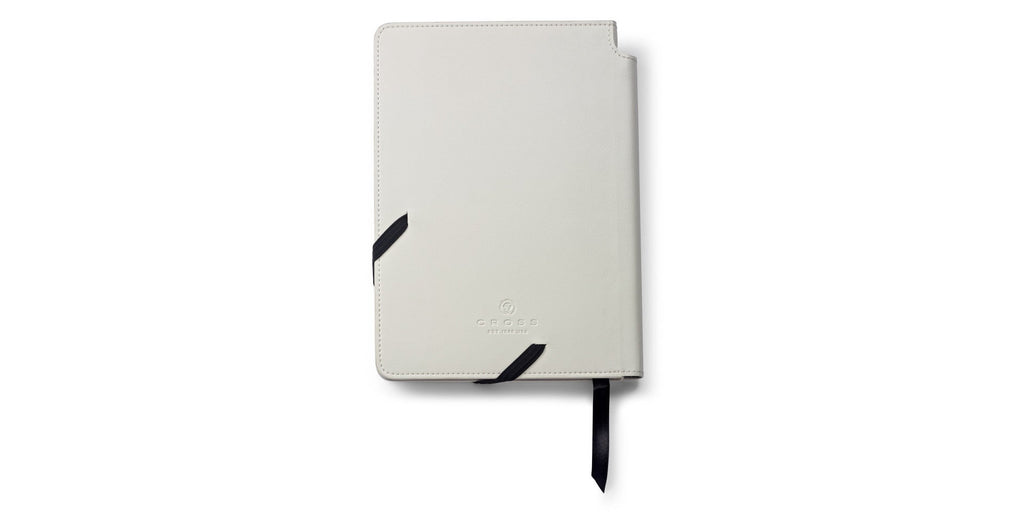 Calais™ Pearlescent White Lacquer Ballpoint and White Journal Gift Set