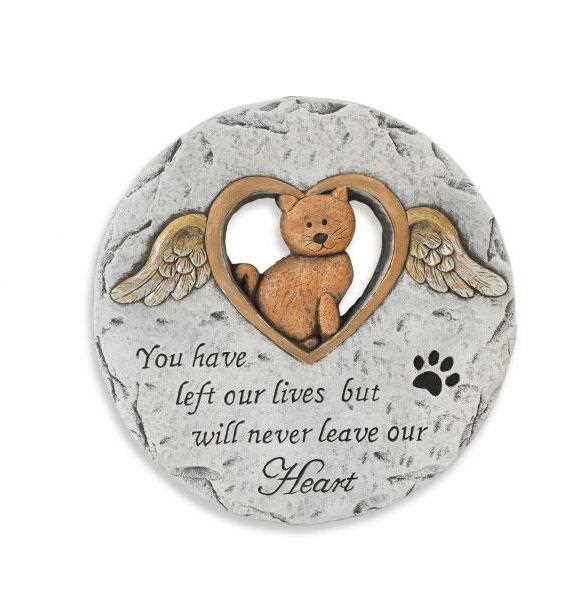 Cement Pet Memorial Stepping Stone - Cat