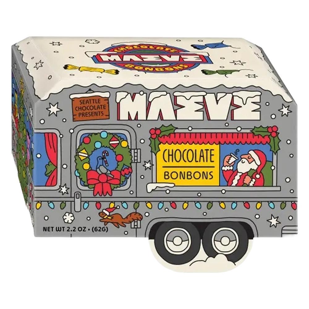 Maeve Chocolate - 'Santa's Camper' Bonbon Box (2.2OZ)