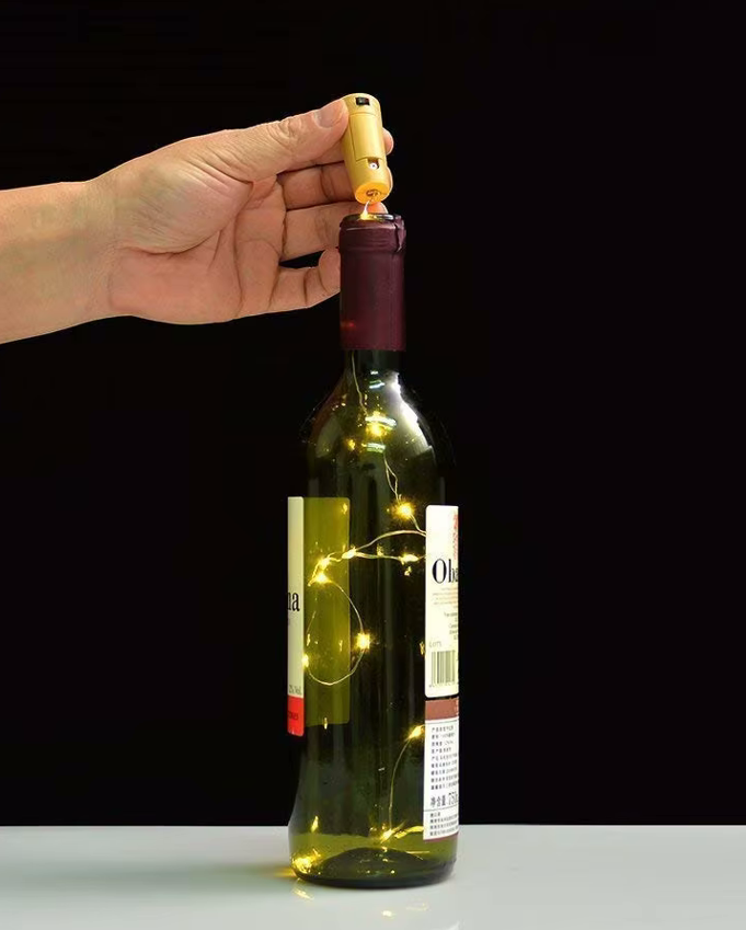 Wine Bottle Cork String Lights - Warm White