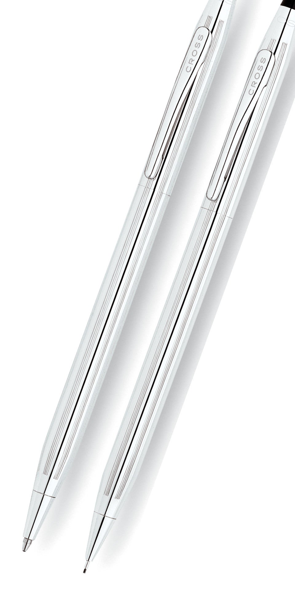 Classic Century® Lustrous Chrome Pen and Pencil Set