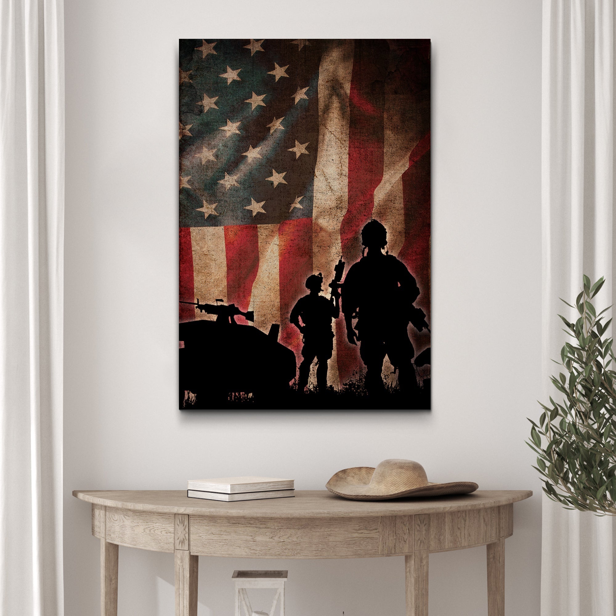 Veterans Honor Canvas Wall Art
