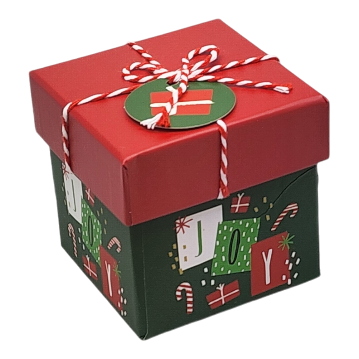 Gift Box Cube for Gift Cards - 3" x 3" -  Joy Present Stack