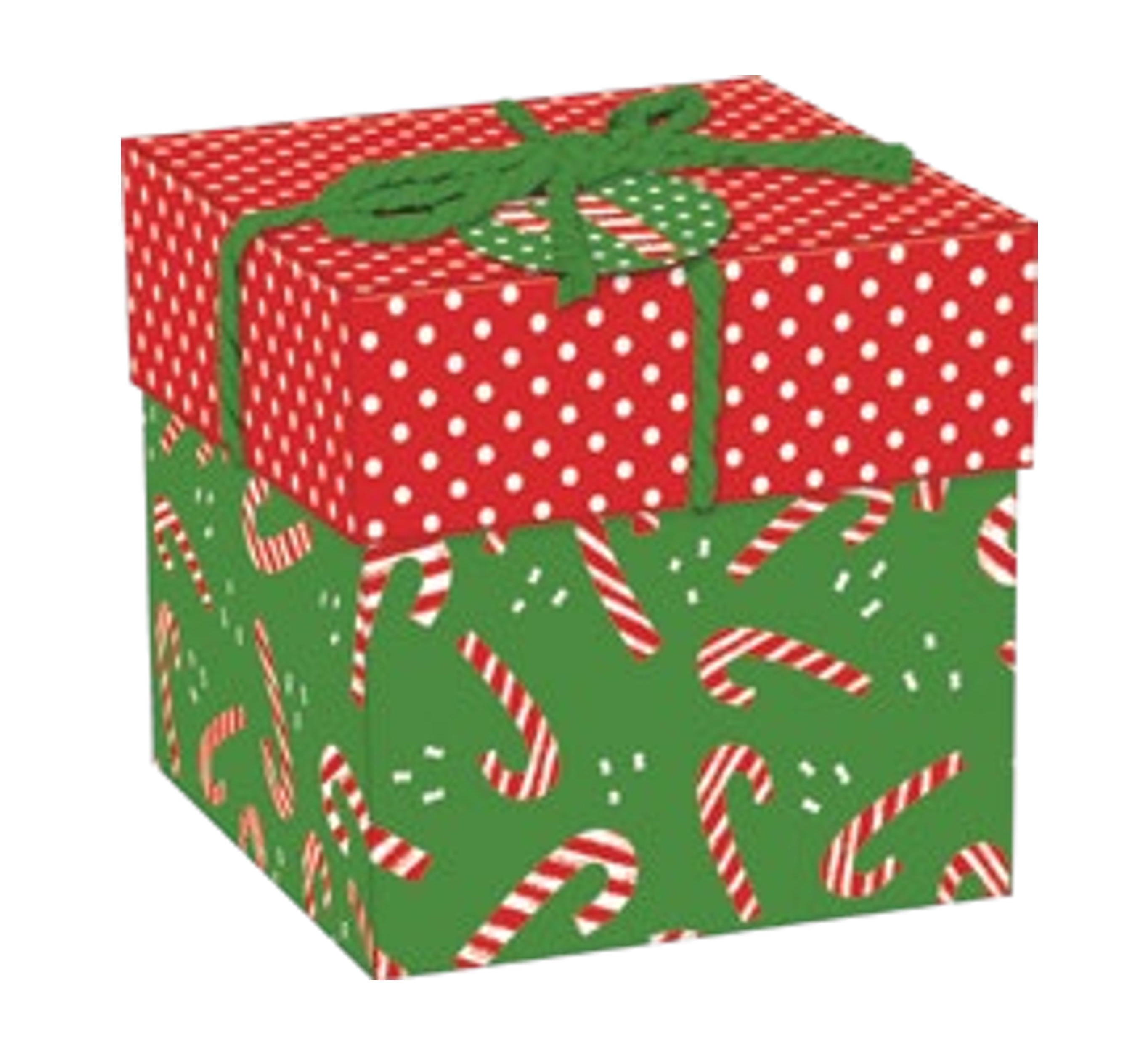 Gift Box Cube for Gift Cards - 3" x 3" -  Joy Present Stack