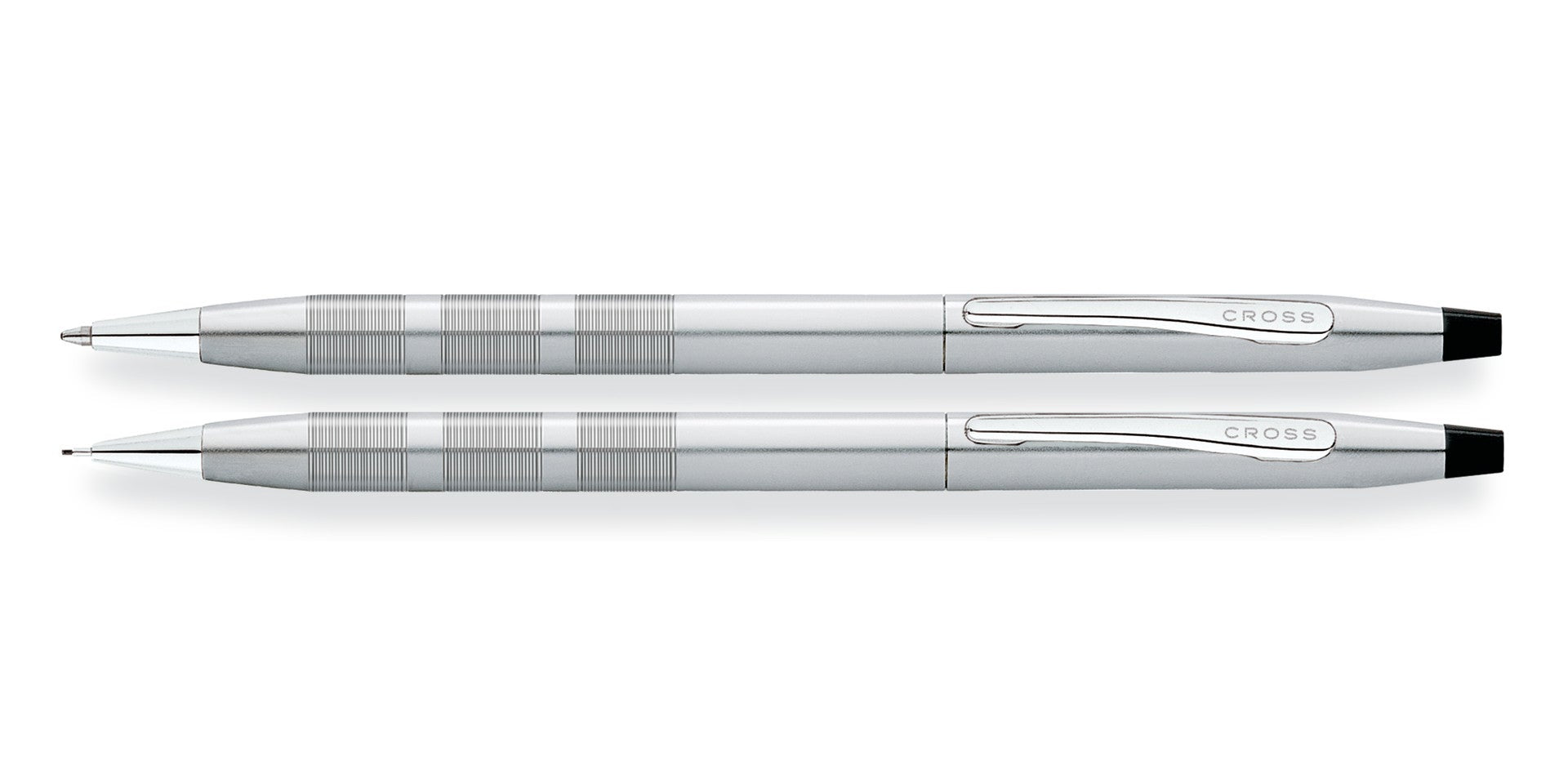 Classic Century® Satin Chrome Ballpoint Pen & 0.7MM Pencil Set