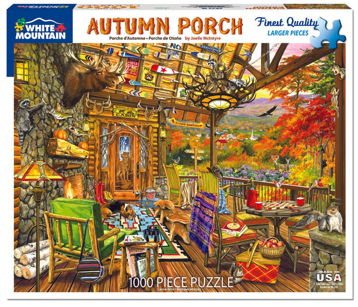 Autumn Porch - 1000 Piece Jigsaw Puzzle